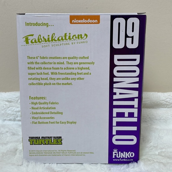 Funko Fabrikations Teenage Mutant Ninja Turtles Donatello #9  NEW - Picture 4 of 5